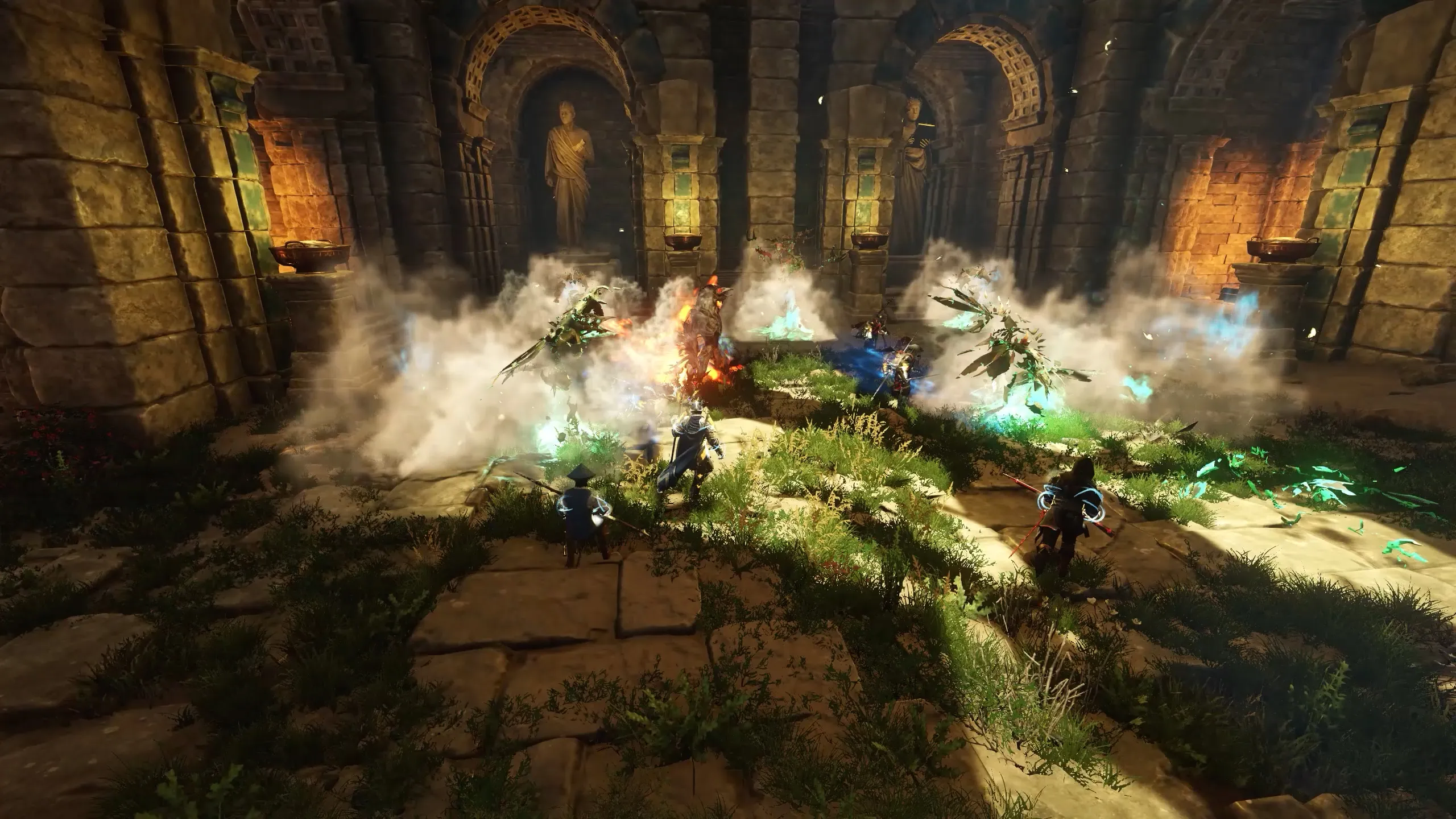 Spawn area inside the Gorgon raid temple