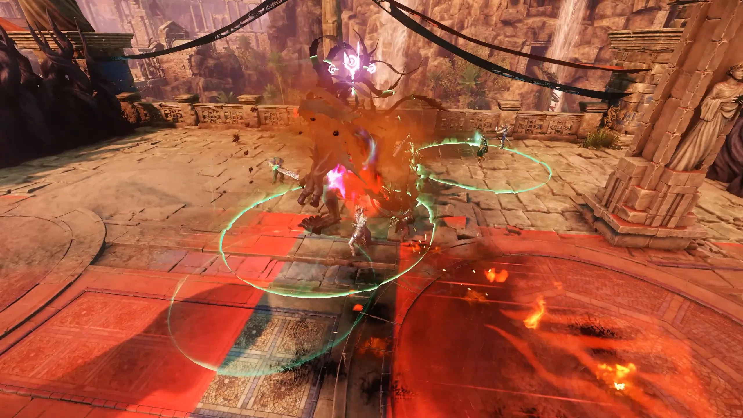 Typhon’s vine attack spreading across the arena