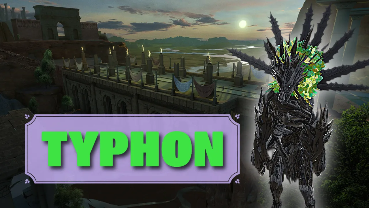 Typhon, the second boss in Hive of the Gorgons